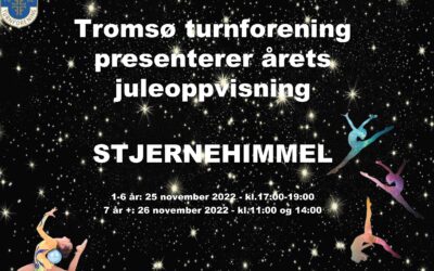 Tromsø turnforening presentere årets juleoppvisning «STJERNEHIMMEL»